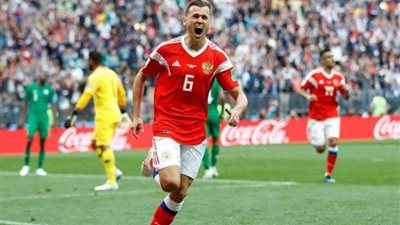 روسيا تعزز تقدمها بهدف ثان فى مرمى السعودية