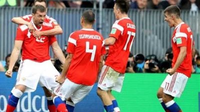 البدلاء يحققون مفأجاة الروس بالفوز علي السعودية 5-0