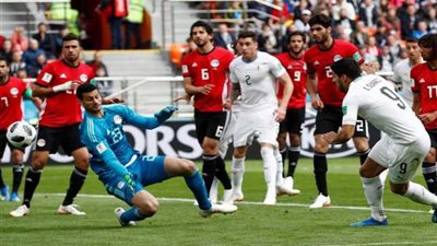 مصر تحرج أوروجواي فى الشوط الأول