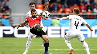 بالصور شاهد أخطر لحظات مباراة مصر وأورجواي اليوم