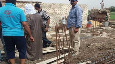 تنفيذ حملة إزالة مبانى مخالفة بطوخ فى ثانى ايام عيد الفطر