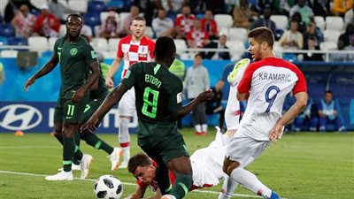 كرواتيا تتقدم على نيجيريا برأسية «مانزكيتش»