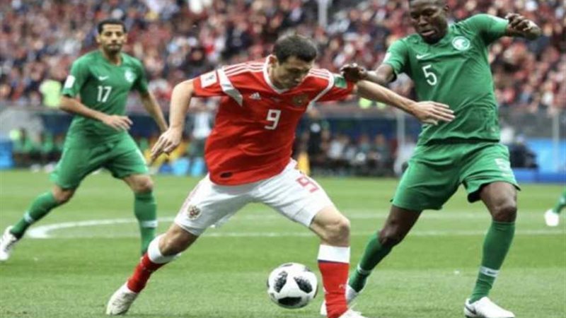 روسيا تسجل الهدف