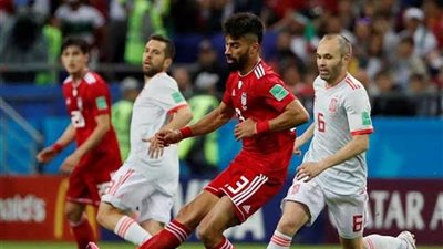 التعادل السلبي يسيطر على الشوط الأول بين إسبانيا وإيران