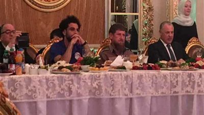 بعثة المنتخب تلبي دعوة الرئيس الشيشاني على العشاء
