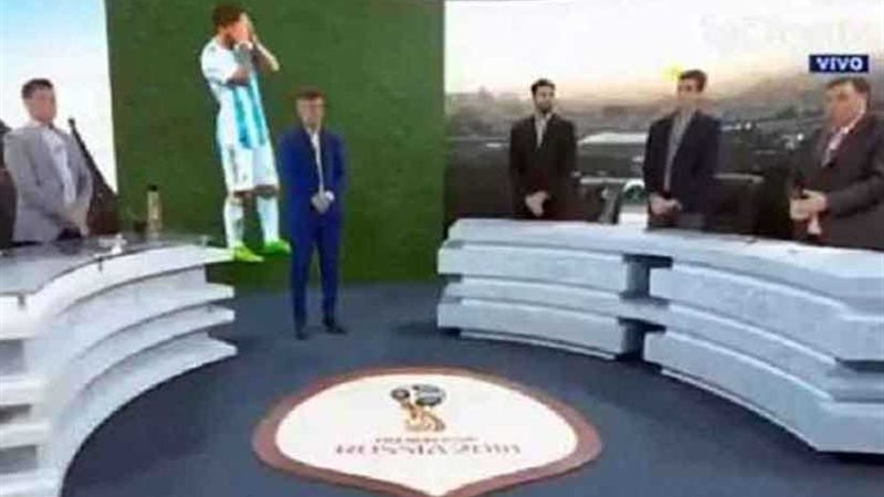 دقيقة حداد فى التلفزيون