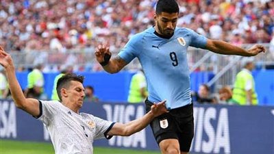 أوروجواي يتقدم على روسيا بهدف نظيف من توقيع «سواريز»