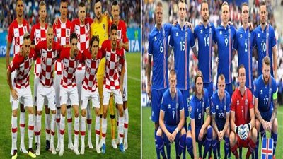 إعلان تشكيل منتخبي كرواتيا وإيسلندا في مباراتهما الثالثة بكأس العالم