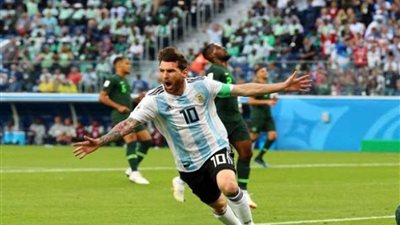ميسي أفضل لاعب في مباراة الأرجنتين ونيجيريا بكأس العالم