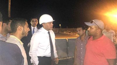 وزير النقل في جولة مفاجئة للوردية المسائية بالقوس الشمالي الغربي للدائري الإقليمي