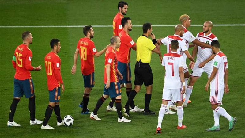 شوط أول.. تعادل المغرب