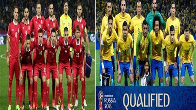 تشكيل منتخبي البرازيل وصربيا لمباراتهما في كأس العالم