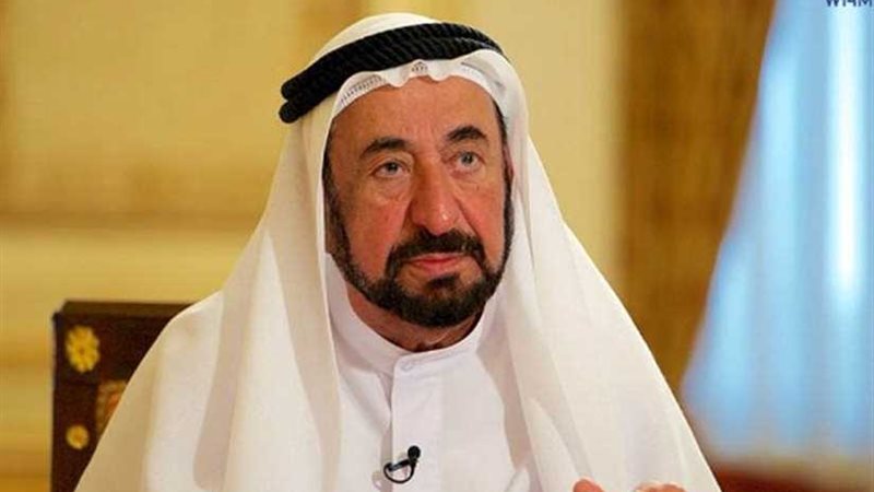 حاكم الشارقة يعزي