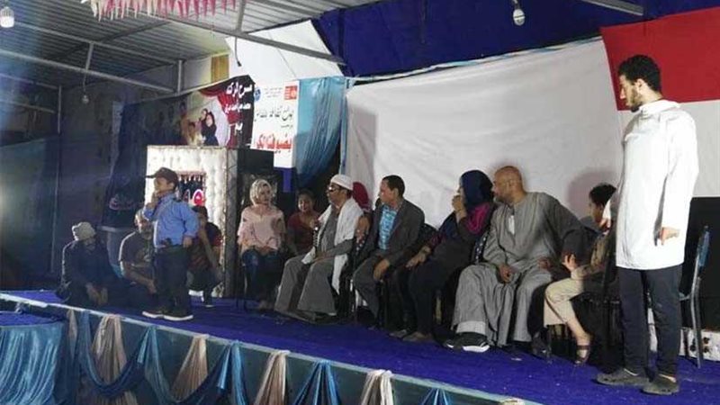 وشوش عرض مسرحي ببلقاس