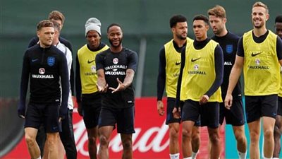 منتخب إنجلترا يؤدي مرانه الأخير لمواجهة كولومبيا في دور الـ16 بكأس العالم