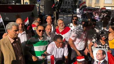 بالفيديو والصور.. احتفالات الجالية المصرية بفرنسا بذكرى ثورة 30 يونيو