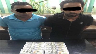 عامل وفني يسقطان بـ100 ألف دولار مزورة بالإسكندرية