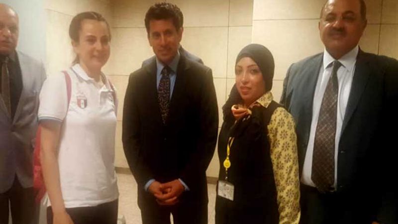 وصول أبطال الذهب