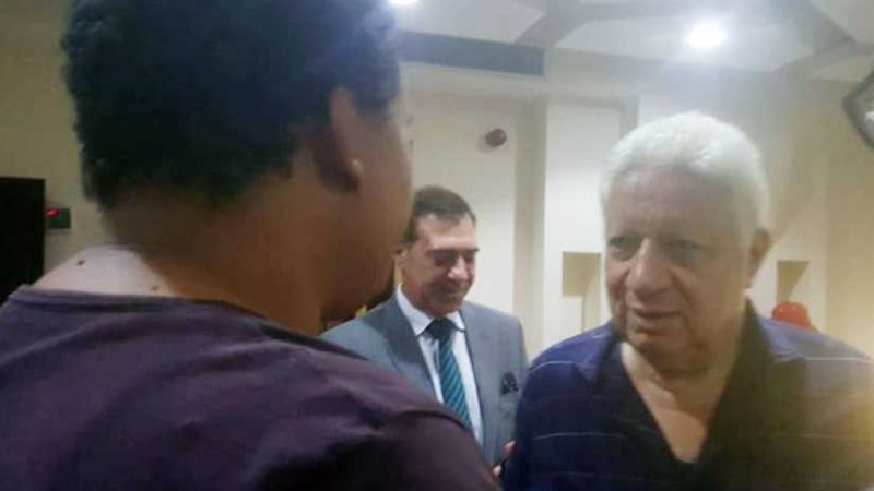 مرتضى منصور يصل الجبلاية