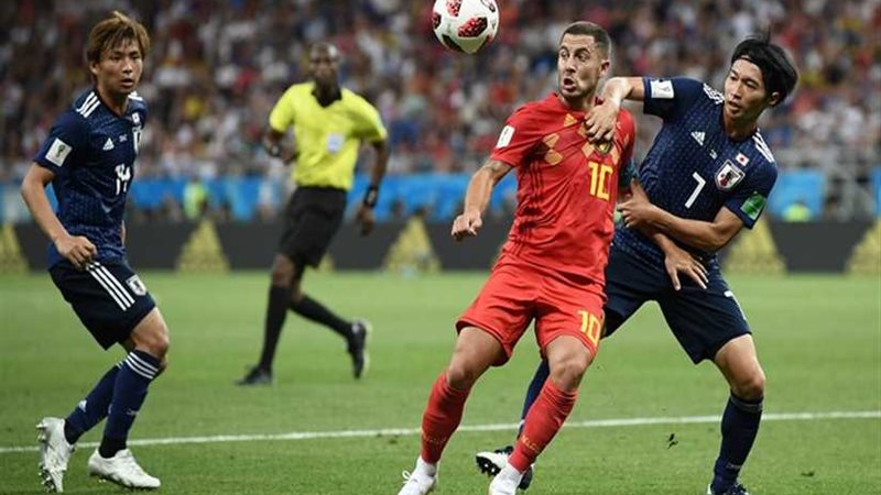 اليابان يجبر بلجيكا