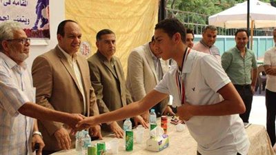 توزيع جوائز بطولة الجمهورية للتنس بالمنيا (صور)