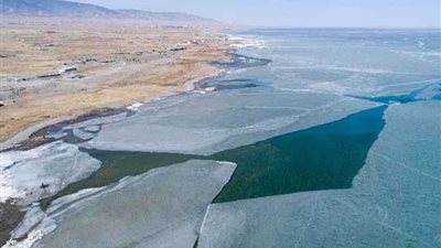 مساحة أكبر بحيرة مالحة في الصين تسجل رقما قياسيا جديدا