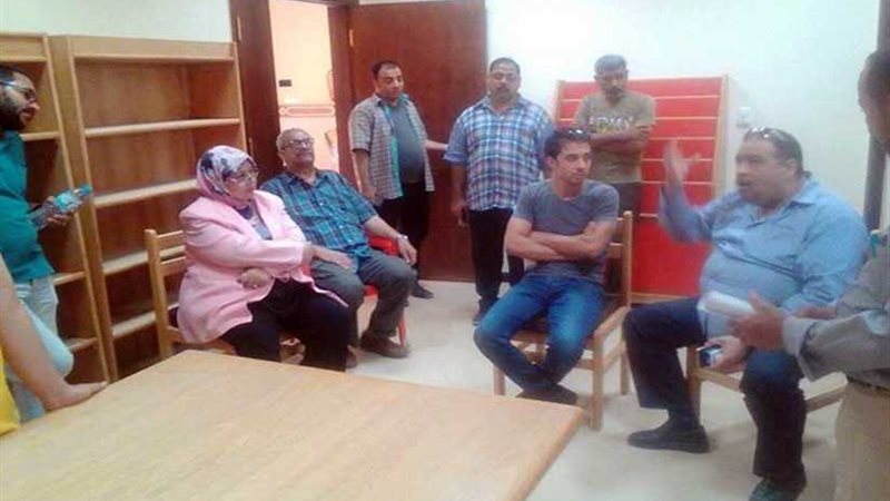 أبوالنجا تتفقد تجهيزات