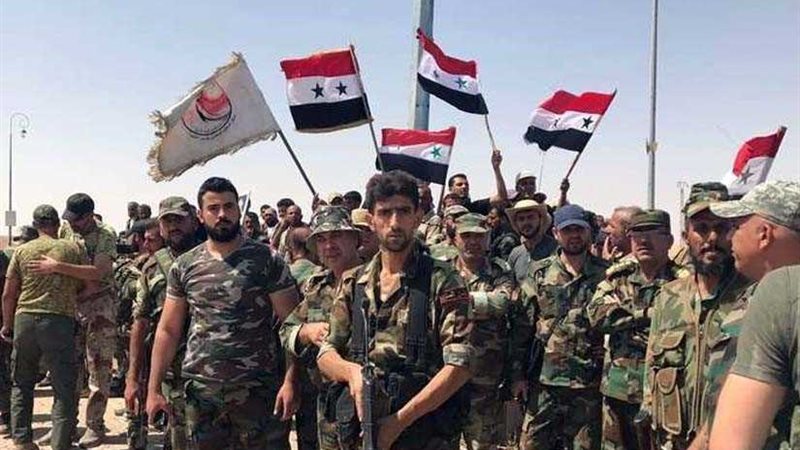 الجيش السوري يصل