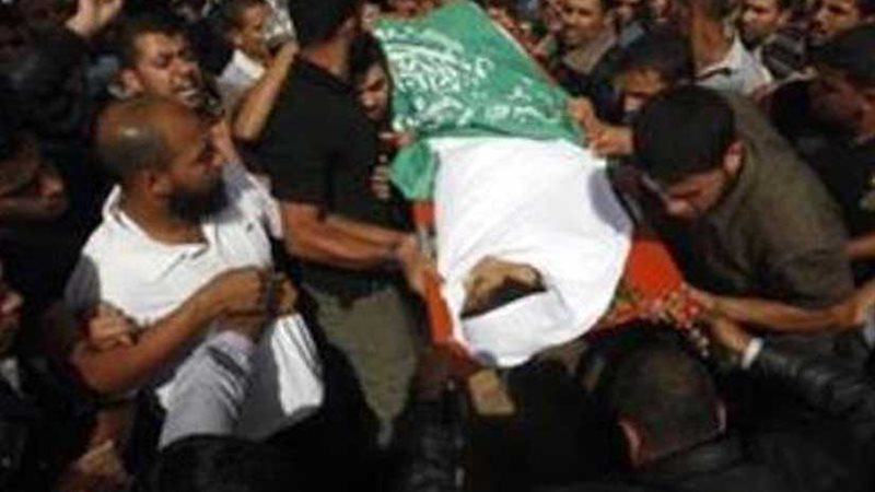 استشهاد شاب فلسطيني