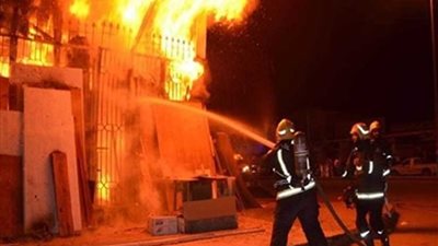 النيران تلتهم غرفتي حفظ القضايا والأحكام بمحكمة ببا