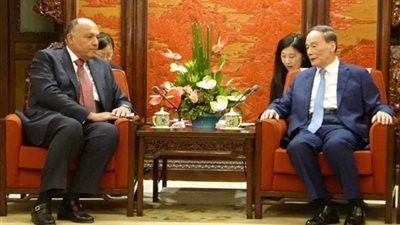 شكري يؤكد عمق العلاقات المصرية- الصينية وتطلع مصر لتطويرها