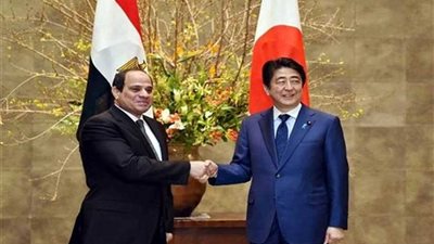 السيسي يعزي رئيس وزراء اليابان في ضحايا الأمطار والفيضانات