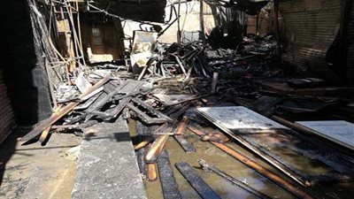 السيطرة على حريق التهم ٣ محال ومعمل أشعة بأسيوط