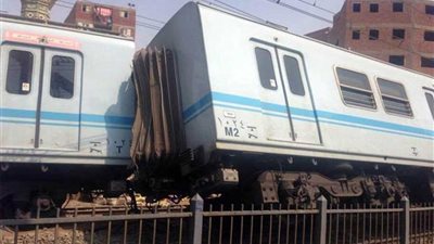 مصدر أمني يكشف سبب انقلاب عربتين من مترو الأنفاق بالمرج القديمة