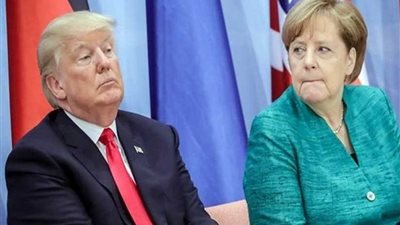 تراشق لفظي بين ميركل وترامب