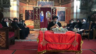 البابا تواضروس الثانى يلقى عظته الأسبوعية من كنيسة 