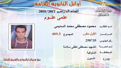 محمود مصطفى ابن أشمون: رضا الوالدين طريق النجاح