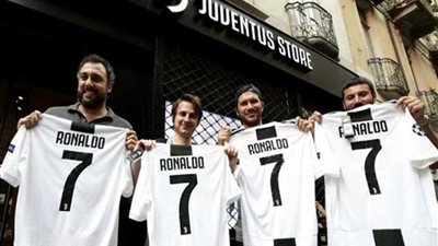يوفنتوس يبيع 520 ألف نسخة من قميص «رونالدو» في 72 ساعة