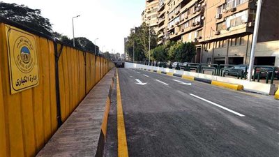 المقاولون العرب تنتهي من أحد اتجاهات نفق النهضة بالجيزة