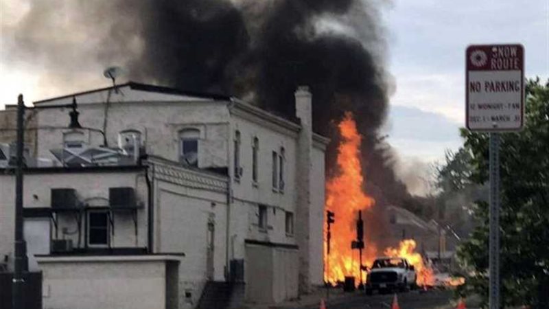 إصابة عدد من الأشخاص