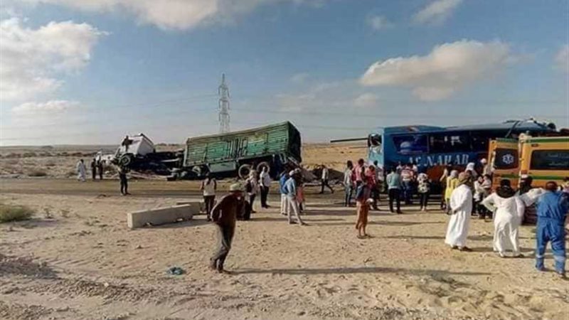 بالصور ..مصرع 8 وإصابة