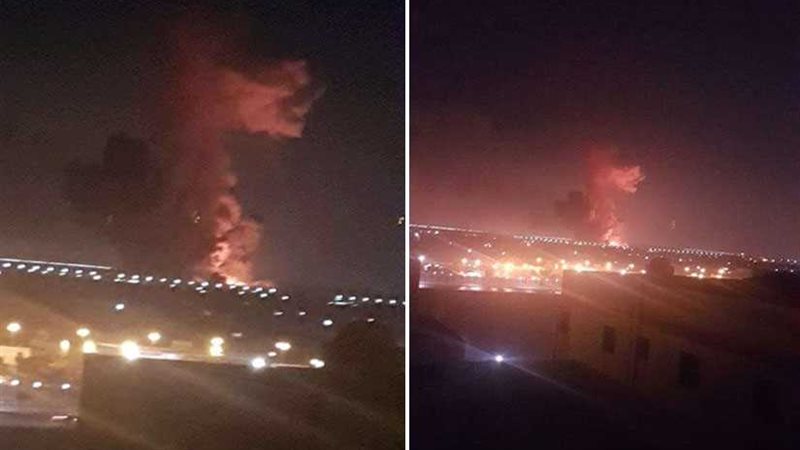 مصدر أمني حريق بخزان