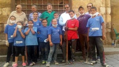 حملة توعوية لنظافة سبيل النحاسين بشارع المعز