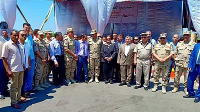 محافظ البحيرة تشهد ختام التدريب العملي لإدارة الأزمات والكوارث