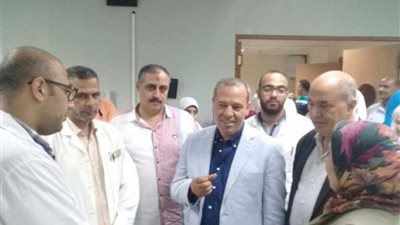وكيل صحة الدقهلية يفتتح العناية المركزة للأطفال والباطنة بتمي الأمديد