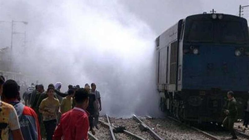 حقيقة حريق قطار نجع