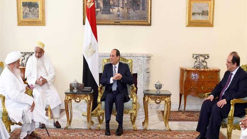 الرئيس السيسى يستقبل