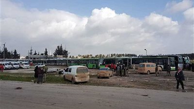 خروج أكثر من 7 آلاف شخص من بلدتي كفريا والفوعة في محافظة إدلب