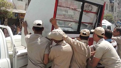 رفع وإزالة 512 إشغال طريق في حملة مكبرة بالبحيرة