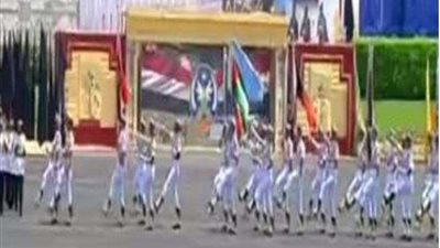 علم فلسطين يرفرف باحتفالات أكاديمية الشرطة بتخريج دفعة جديدة من الضباط